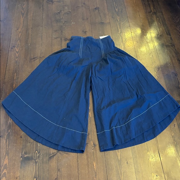 By Anthropologie Linen Extended Waist Pants - Picture 6 of 10